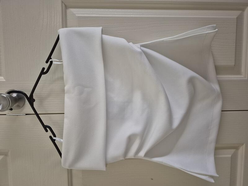 White Decjuba Strapless Top Size Medium